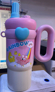 كوب رسومات TRAVEL-RAINBOW-HAPPY